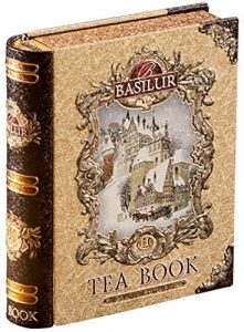 Basilur | Gift Tea Set | Tea Book -Vol 2 | Collectable Metal Tin Caddy | Pure Ceylon Black Tea with fruits